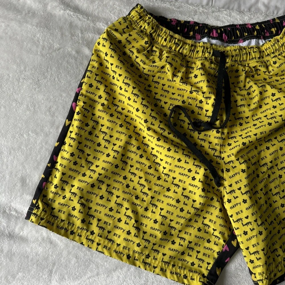 Clara8a Yellow Swim Shorts